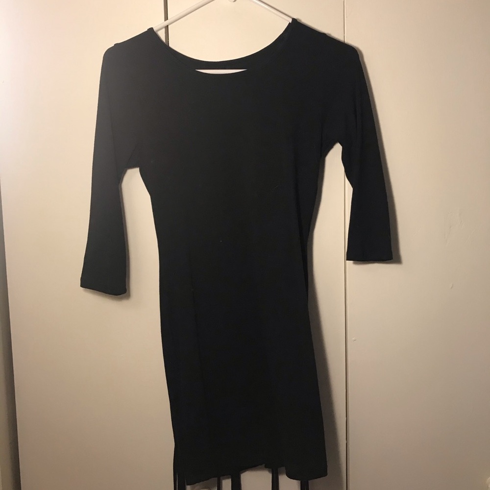 Mini black dress